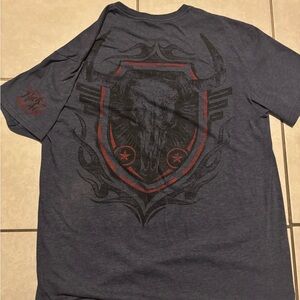 Men's Gray Graphic T-Shirt
